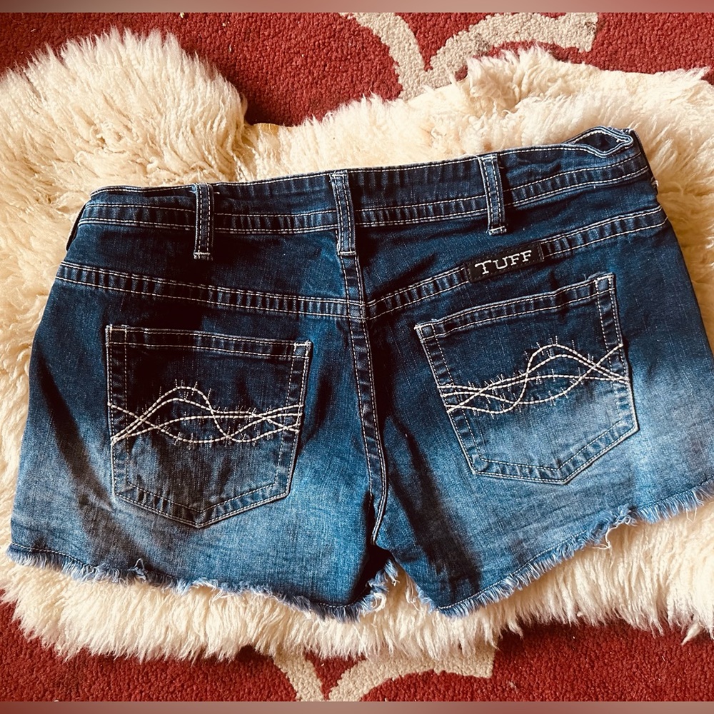 Cowgirl Tuff Co cutoff jeans size 28 Rarely Worn blue